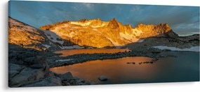 Tablou cu peisaj montan (120x50 cm)