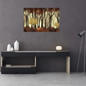 Tablou - Pădure decorativă (90x60 cm)