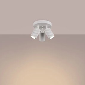 Spot Sollux SL.1544 KARBON 3xGU10/10W/230V alb