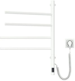 Uscător electric rotativ pentru prosoape ARABESQUE 150W/230V 64,6 cm IP44 alb