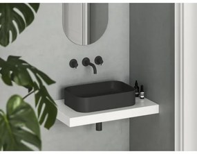 Ravak XJX0D155001 - Lavoar pentru blat CERAMIC SLIM 55x37 cm ceramică/negru