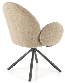 Scaun de dining KIVA, 1 buc., maro