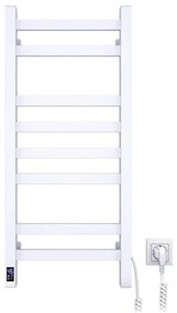 Radiator de baie tip scară AVANGARD, cu termostat, 251W/230V, 80,6 cm, IP44, alb, montaj pe dreapta