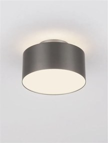 Spot LED aplicat diametru 14cm OZEN nickel negru, NVL-9695173