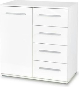Comoda LIMA KM2, alb, PAL, 77x40x82 cm