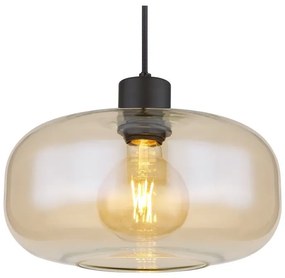 Pendul design modern Giuseppe negru, chihlimbar