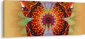 Tablou - Fluture etno (120x50 cm)