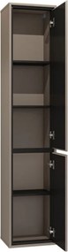 Dulap lemn masiv baie Irvella de perete, 172 × 72 × 30 cm - Crem