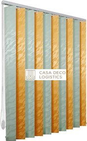 Jaluzele verticale BEATA 9605/9619 maro/verde deschis