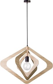 Lampă suspendată cu cablu ROXIE 1xE27/15W/230V maro