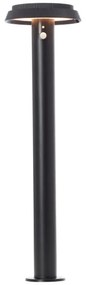 Lampă LED solară cu senzor Brilliant ALVERO LED/4W/3,7V 70 cm IP44 negru