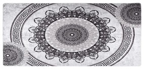 vidaXL Covor lavabil, multicolor, 80x300 cm, antiderapant