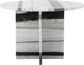 Măsuță de cafea alb-negru rotundă din marmură ø 61 cm Rosito – Bloomingville