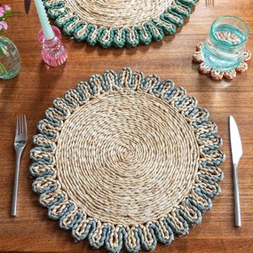 Suport pentru farfurii din coajă de porumb ø 38 cm Corn Husk – Rex London