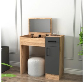Măsuță de toaletă Nukela 2 (pin atlantic + antracit) . 1094103