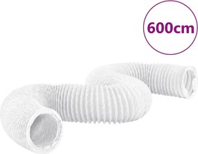 vidaXL Conductă de evacuare, 6 m, Ø20 cm, PVC