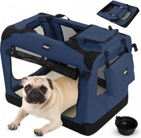Leopet Cutie de transport pentru câini S, 49,5 x 34,5 x 35 c