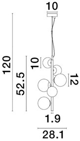 Lustra/Pendul design modern ODILLIA 6L