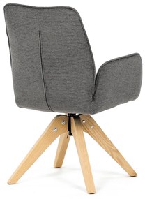 Scaun de sufragerie DCH-C2148 GREY2 cu materialimpermeabil