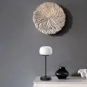 Lampă LED tactilă dimabilă de masă RIMINI LED/2W/5V USB 2000 mAh negru/alb