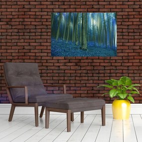 Tablou - Pădure albastră (90x60 cm)
