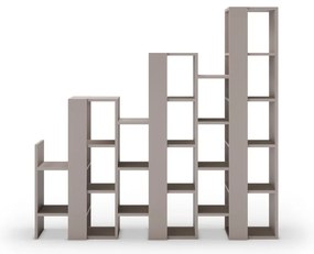 Etajeră gri/bej 158x151 cm Anissa – Marckeric