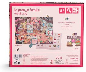 Puzzle La Grande Familie – Moulin Roty
