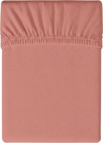 Cearsaf Jersey cu elastic 180 x 200 cm roz vechi