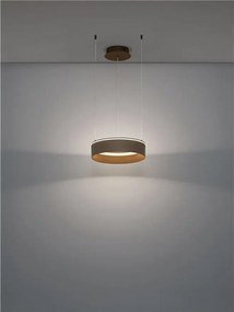 Lustra LED design circular OLIVIA bej D-40cm