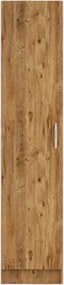 Dulap GRD0302, stejar, PAL melaminat, cu o usa, 40x47x182 cm