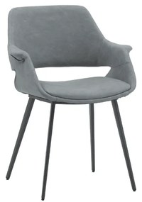 SCAUN TIP FOTOLIU MARINA -IMITATIE DE PIELE - GRI