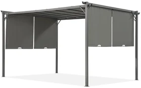 Pergolă de terasă din antracit Sevilla 3x4m Garden Point