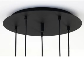 Lustră pe cablu Jupiter 2014 ALAS 5xGU10/10W/230V negru/auriu