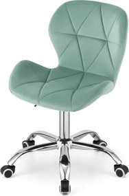 Scaun de birou mentolat AVOLA VELVET