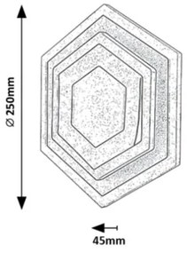 Plafonieră LED BITSI LED/23W/230V 3000/6000K Rabalux 71113