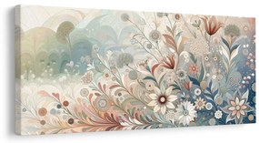 Tablou compoziție florală stilizată