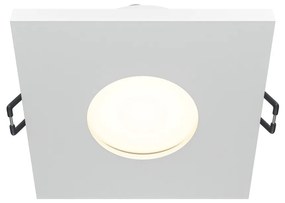 Spot incastrabil design tehnic IP65 Stark alb 8,4x8,4cm