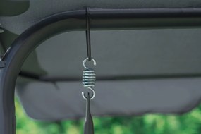 Leagăn de grădină reglabil în gri