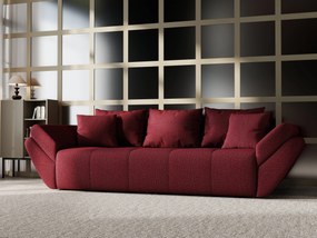 Canapea extensibilă dumonde cu ladă de depozitare si sezut confortabil din spuma high-density, Berlin Enjoy Winery 250x100 cm