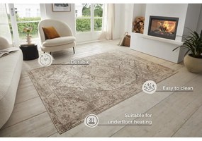 Covor bej/crem 200x280 cm Terrain Designer Sand – Hanse Home