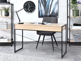 Masă PC Nills (stejar + negru). 1109797