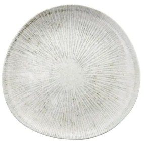 Set de veselă 24 piese, gri, din porțelan