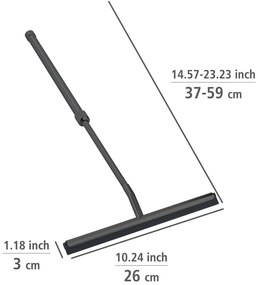 Ștergător de geamuri telescopic negru – Wenko