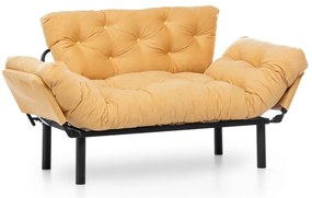 Canapea extensibilă Nitta Mustard