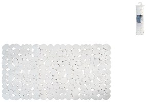 Covoras antiderapant pentru cada, alb, 70x35 cm