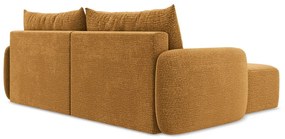 Colțar portocaliu extensibil/cu spațiu de depozitare (cu colț pe partea stângă) Kalena – Makamii