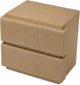 Noptiera LUX Furnir Stejar Natur, Colston