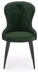 Set 6 scaune K366 velvet verde