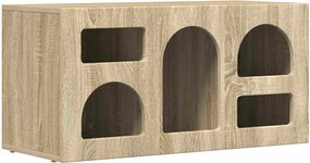 vidaXL Cabinet TV Stejar Sonoma 80 x 35 x 40 cm Lemn compozit