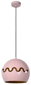 Lustră pe cablu CORENTIN 1xE27/60W/230V roz Lucide 30484/28/66